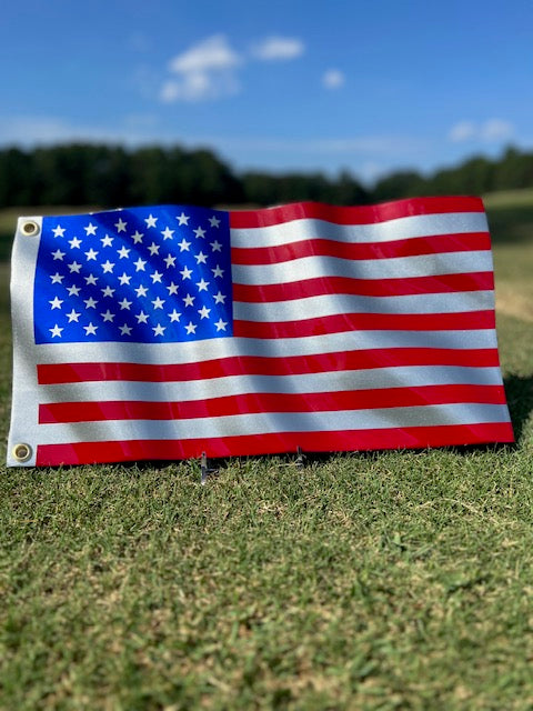 Platinum USA Flag