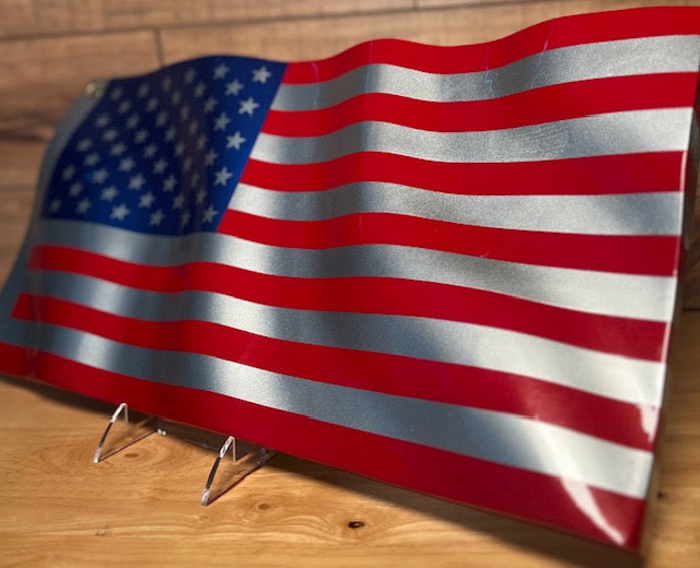 Platinum USA Flag