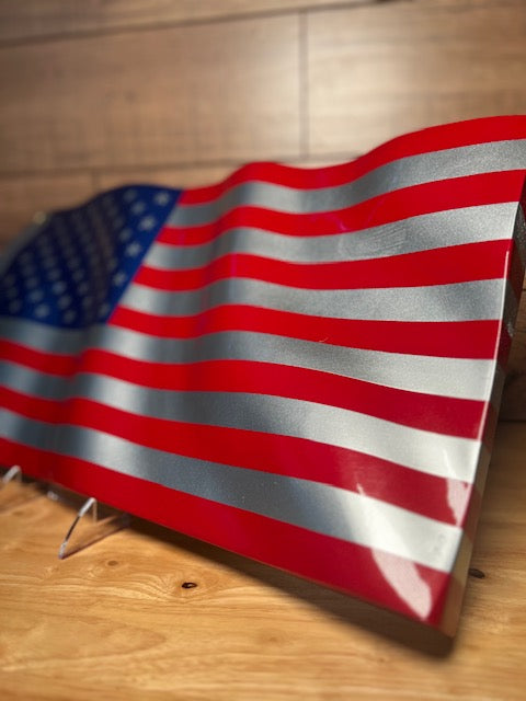 Platinum USA Flag