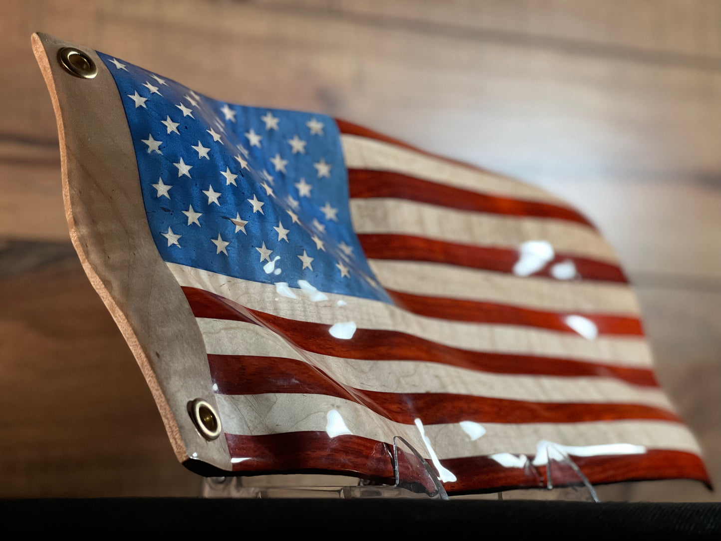 Maple & Padauk Flag